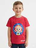 Boys Red Striped T-Shirt