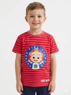 Boys Red Striped T-Shirt