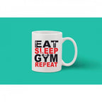 Printed Ceramic Coffee Mug - 1 Pieces, White, 11oz