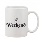 Printed Ceramic Coffee Mug - 1 Pieces, White, 11oz