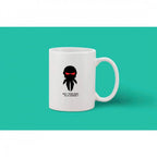 Printed Ceramic Coffee Mug - 1 Pieces, White, 11oz