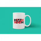 Printed Ceramic Coffee Mug - 1 Pieces, White, 11oz