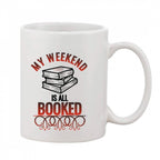 Printed Ceramic Coffee Mug - 1 Pieces, White, 11oz