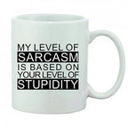 Printed Ceramic Coffee Mug - 1 Pieces, White, 11oz