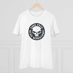 Men's PC Cotton Bike Ride Design Printed T Shirt (Color: White, Thread Count: 180GSM)