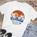 Men's PC Cotton Beautiful Summer Printed T Shirt (Color: White, Thread Count: 180GSM)