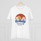 Men's PC Cotton Beautiful Summer Printed T Shirt (Color: White, Thread Count: 180GSM)
