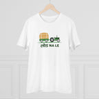 Men's PC Cotton Load Na Lee Printed T Shirt (Color: White, Thread Count: 180GSM)