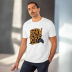 Men's PC Cotton Explore The Unseen Printed T Shirt (Color: White, Thread Count: 180GSM)