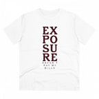 Men's PC Cotton Exposure Printed T Shirt (Color: White, Thread Count: 180GSM)