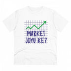 Men's PC Cotton Market Joyu Che Printed T Shirt (Color: White, Thread Count: 180GSM)