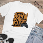 Men's PC Cotton Explore The Unseen Printed T Shirt (Color: White, Thread Count: 180GSM)