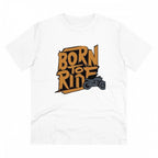 Men's PC Cotton Explore The Unseen Printed T Shirt (Color: White, Thread Count: 180GSM)