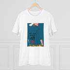 Men's PC Cotton Not Your Regular Naari Printed T Shirt (Color: White, Thread Count: 180GSM)