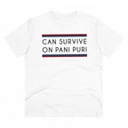 Men's PC Cotton Quotes Printed T Shirt (Color: White, Thread Count: 180GSM)