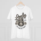 Men's PC Cotton Gorila Desing Printed T Shirt (Color: White, Thread Count: 180GSM)