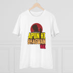 Men's PC Cotton Apun Hi Bhagvan Hai Printed T Shirt (Color: White, Thread Count: 180GSM)