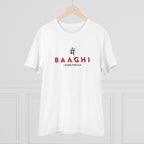 Men's PC Cotton Me Bhaghi Printed T Shirt (Color: White, Thread Count: 180GSM)
