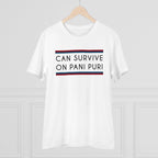 Men's PC Cotton Quotes Printed T Shirt (Color: White, Thread Count: 180GSM)