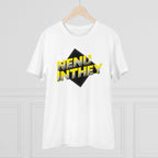Men's PC Cotton Telugu Desing Printed T Shirt (Color: White, Thread Count: 180GSM)