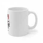 Ceramic Gorila Desing Printed Coffee Mug (Color: White, Capacity:330ml)