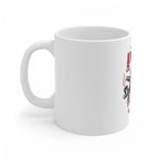 Ceramic Gorila Desing Printed Coffee Mug (Color: White, Capacity:330ml)