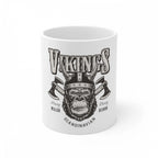 Ceramic Gorila Desing Printed Coffee Mug (Color: White, Capacity:330ml)