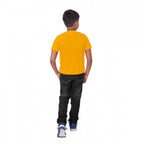 Boys Cotton Will Be Cool Half Sleeve TShirt (Mustard)