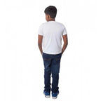 Boys Cotton Will Be Cool Half Sleeve TShirt (White)