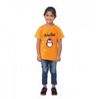 Girls Cotton Adelie Half Sleeve TShirt (Mustard)