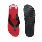 Unisex Rubber Lightweight and Soft Women Slippers for a Cozy Step (Red)