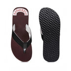 Unisex Rubber Comfortable Orthopedic Doctor Slipper and Flip Flops (Maroon)