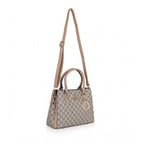 Women's Faux Leather Printed Handbag (Hilver)