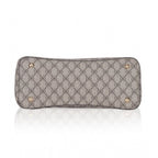 Women's Faux Leather Printed Handbag (Beige)