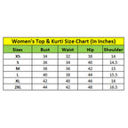 Women's Georgette Embroidery 3-4th Sleeve Round Neck Kurti with Dupatta Set (Green)