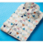 Men's Cotton Blended Printed Full Sleeve Shirt (Multicolor)