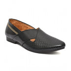 Men's Faux Leather Formal Shoes (Black)