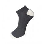 3_Pair Set Unisex Casual Cotton Solid Ankle Length Socks (Multicolor)