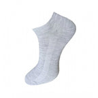 3_Pair Set Unisex Casual Cotton Solid Ankle Length Socks (Multicolor)