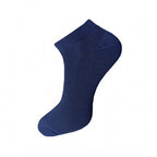 3_Pair Set Unisex Casual Cotton Solid Ankle Length Socks (Multicolor)