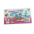 2 In 1 Puzzle &amp; ColorsFtruit | Cardboard | Educational Toys| 3+ Years