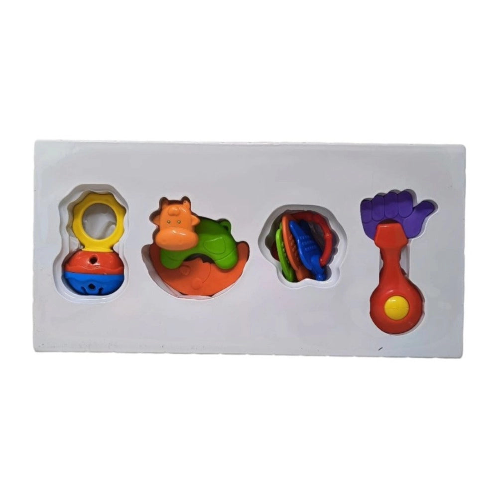 Infant Rattle Set (4 pcs) | ?Plastic | Toys | 3+ Months