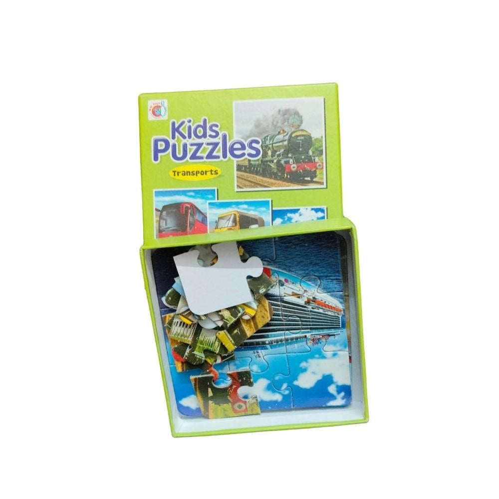 4_Pcs Set Transport Puzzle | Cardboard | Educational Toys| 3+ Years
