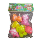 Domestic Mixed Animal Chu Chu Toys | Rubber | Toys| 6+ Months