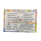 Alphapet Flash cards | Cardboard | Educational Toys| 2+ Years