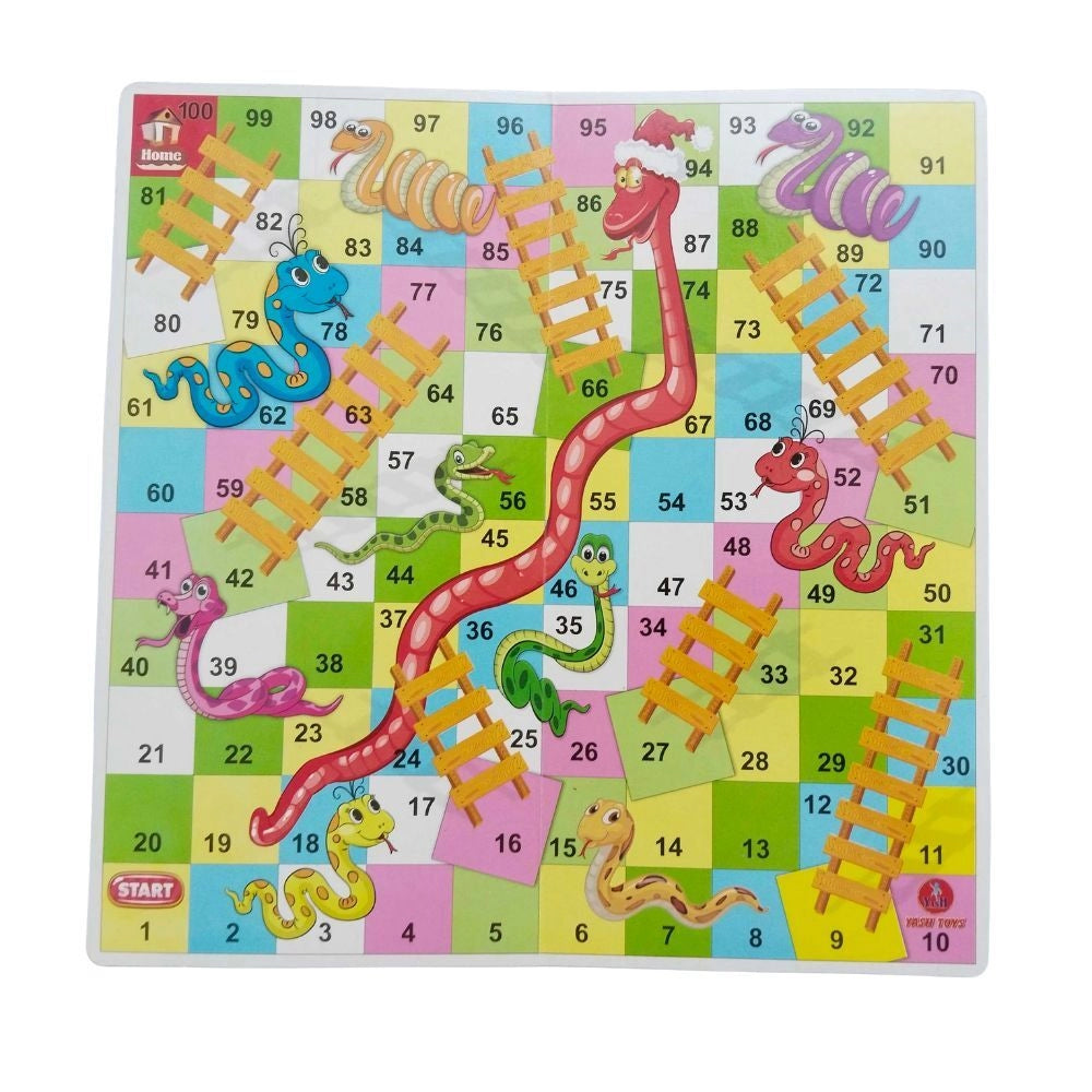 Snakes&amp; Ladders | Cardboard | Educational Toys