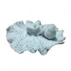 Laddu Gopal Tharad Dress Size: 0 To 6 (White-Lavender)