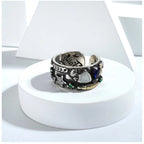 Stainless Steel Imported High-Quality Office Wear Freesize Ring (Silver Plated)