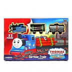 Plastic Thomas Express Train 11Pcs Toy Set With Tracks (Multicolor)