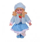 Plastic Singing Songs And Poem Baby Girl Doll (Multicolor )